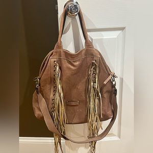 Cavalcanti Boho Fringe Soft Leather Bag